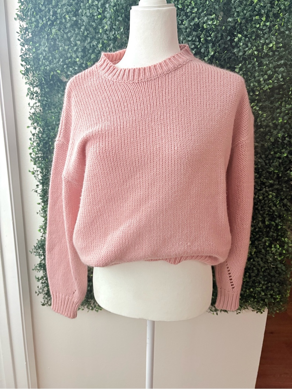 Everyday Crewneck Sweater in Dusty Rose